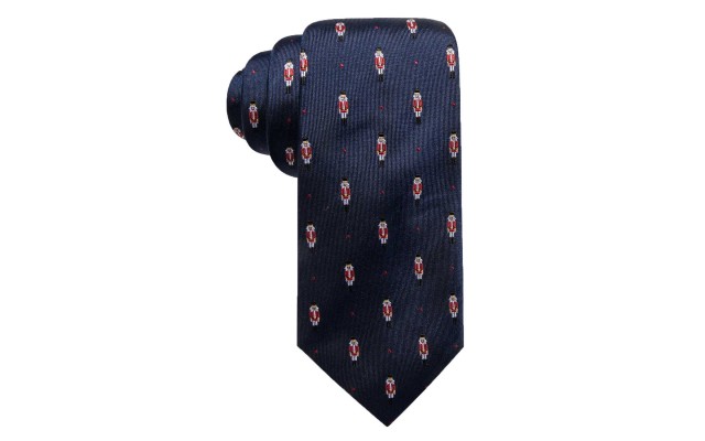  Men’s Assorted Holiday Silk Ties (Navy)