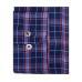  Mens Classic Regular Fit Dress Shirt (Navy, 3435)