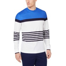 Club Room Men’s Long-Sleeve Colorblocked T-Shirts
