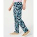  Men’s Regular-Fit Stretch Palm-Print Pants
