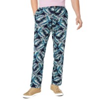 Club Room Men’s Regular-Fit Stretch Palm-Print Pants
