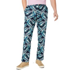 Club Room Men’s Regular-Fit Stretch Palm-Print Pants
