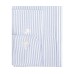  Men’s Slim-Fit University Stripe Performance Dress Shirt (Blue/White, 16X32-33)