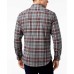  Red Mens Troy Plaid Pocket Shirt Jacket Gray 3XLT