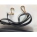  36026 Leather Nomad Glovetanned Hobo Shoulder Bag (Light Gold / Navy)
