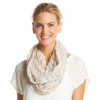 Collection 18 Chevron Pleat Loop Scarf