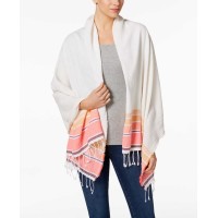 Collection XIIX Cotton Beach Stripe Wrap Pink One Size