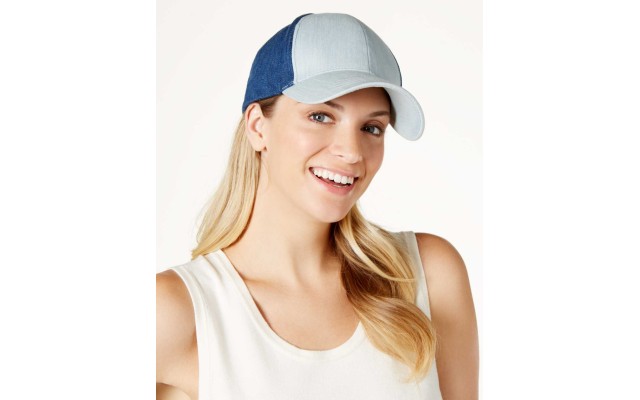  Denim Baseball Cap (Blue)