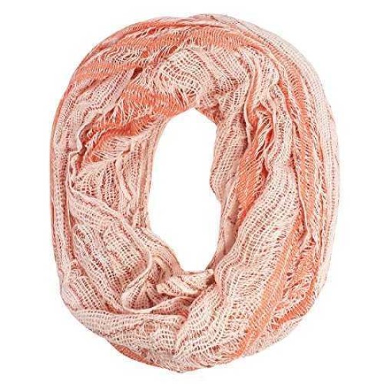 Collection XIIX Open Knit Scarf Coral