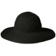 Collection XIIX Women’s Color Expansion Floppy Hat, Black, One Size