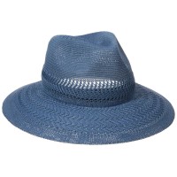 Collection XIIX Women’s Color Expansion Panama Hat, Vintage Chambray, One Size