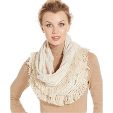 Collection XIIX Women’s Lacey Rose Infinity Loop Scarf Beige