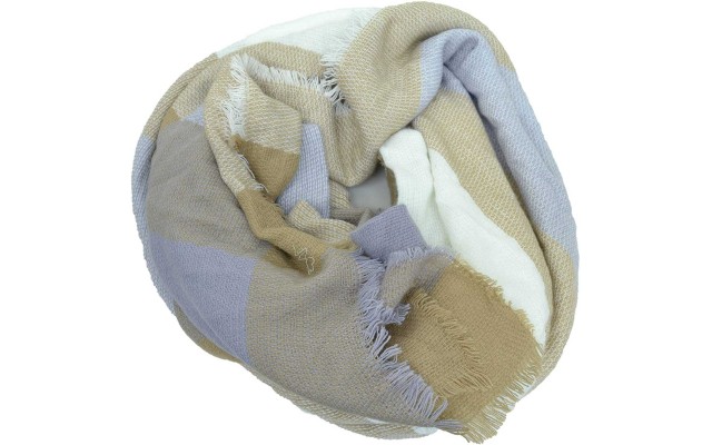 COLLECTION XIIX Women’s Mixed PLAID Scarf Ivory