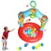 Colorful Inflatable Plastic 3 Ring Swimming Pool for Birthday Parties of Kids, Boys & Girls, Blow Up Kiddie Water & Ball Pools for Indoor & Outdoor Pool, Swimming and Play Parties for Kids in Various Sizes