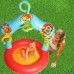 Colorful Inflatable Plastic 3 Ring Swimming Pool for Birthday Parties of Kids, Boys & Girls, Blow Up Kiddie Water & Ball Pools for Indoor & Outdoor Pool, Swimming and Play Parties for Kids in Various Sizes