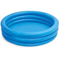 Colorful Inflatable Plastic 3 Ring Swimming Pool for Birthday Parties of Kids, Boys & Girls, Blow Up Kiddie Water & Ball Pools for Indoor & Outdoor Pool, Swimming and Play Parties for Kids in Various Sizes