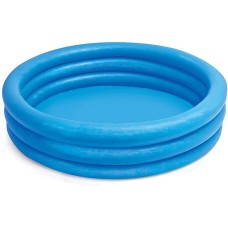 Colorful Inflatable Plastic 3 Ring Swimming Pool for Birthday Parties of KidsBoys & GirlsBlow Up Kiddie Water & Ball Pools for Indoor & Outdoor PoolSwimming and Play Parties for Kids in Various Sizes