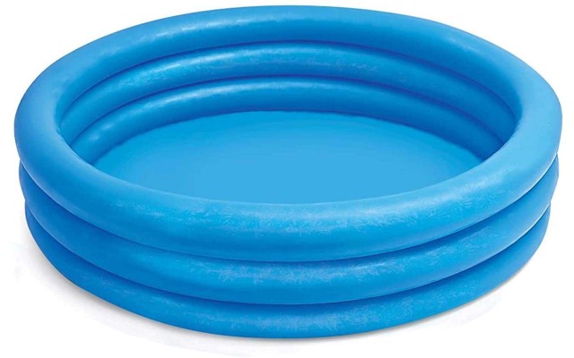 Colorful Inflatable Plastic 3 Ring Swimming Pool for Birthday Parties of Kids, Boys & Girls, Blow Up Kiddie Water & Ball Pools for Indoor & Outdoor Pool, Swimming and Play Parties for Kids in Various Sizes