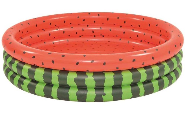 Colorful Inflatable Plastic 3 Ring Swimming Pool for Birthday Parties of Kids, Boys & Girls, Blow Up Kiddie Water & Ball Pools for Indoor & Outdoor Pool, Swimming and Play Parties for Kids in Various Sizes