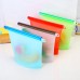  Food-Grade Silicone Reusable Food Storage Bag, Lunch Bag & Snack Bag with Zip-Lock – Stand Up Food Preservation Bag with Heat and Cold Resistance