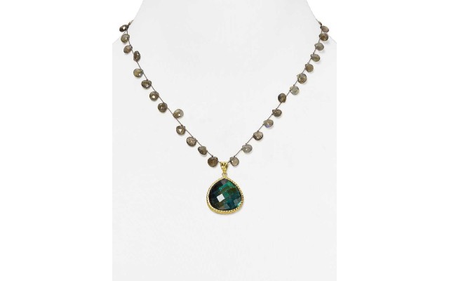 Coralia Leets Macrame Silk Necklace, 16.5