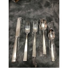 Cuisinart Stainless Steel 5 Piece Flatware Julienne Place Setting For 1