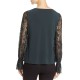  Lace Overlay Top (Green, S)
