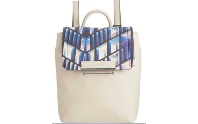  Printed Jett Backpack Ivory Bag Purse