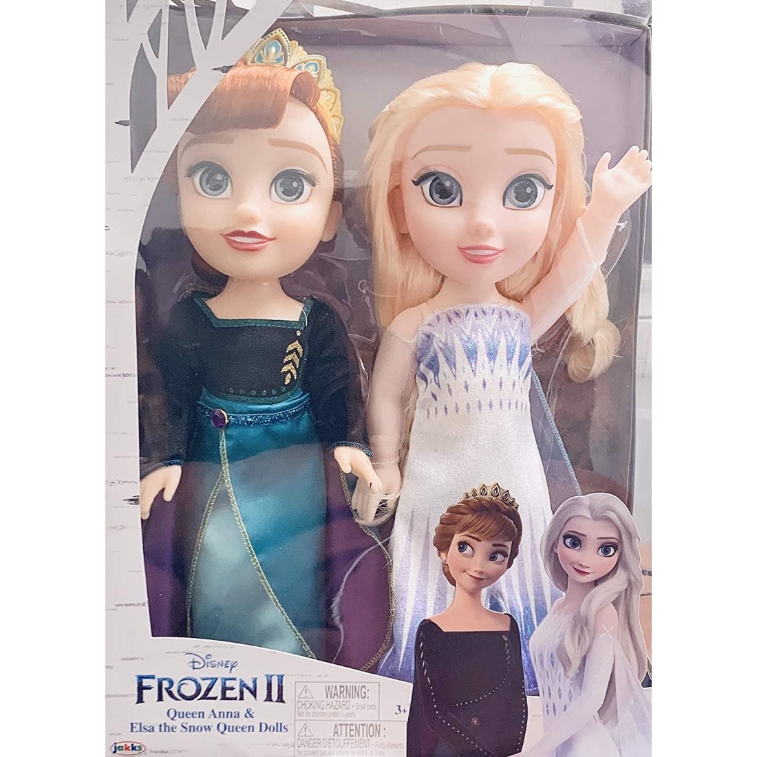 Disney Frozen II – Queen Anna & Elsa The Snow Queen Dolls