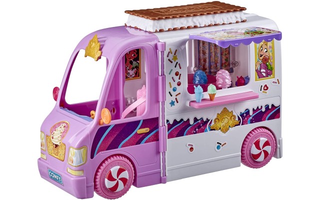  Comfy Squad Sweet Treats Truck, Playset with 16 Accessories, Pretend Ice Cream Shop