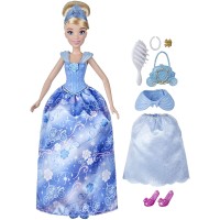 Disney Princess Style Surprise Cinderella Fashion Doll with 10 Fashions and Accessories, Hidden Surprises Toy for Girls 3 Years Old and Up