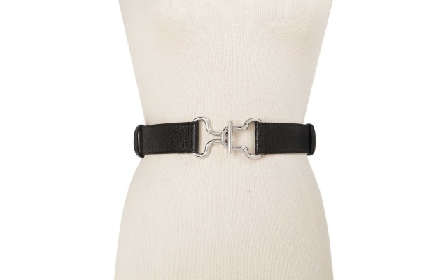  Adjustable Interlock Belt (Black/Silver, One Size)