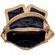  Effie Zip Driftwood Leather Handbag (Dark Beige)
