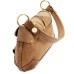  Effie Zip Driftwood Leather Handbag (Dark Beige)