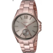 DKNY Eldridge Grey Sunray Dial Rose Gold-tone Ladies Watch NY2518