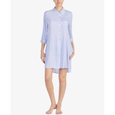 DKNY High-Low Sleepshirt (Blue, L)