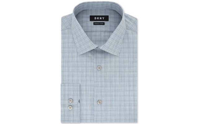  Men’s Classic/Regular Fit Stretch Check Dress Shirts