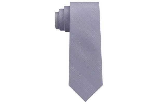  Men’s Sleek Stripe Slim Tie (Light Blue)