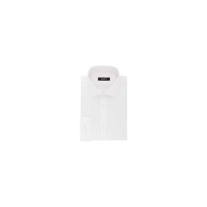 DKNY Men’s Slim-Fit Performance Stretch Solid Dress Shirt (White, 15X32-33)