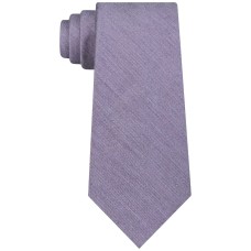 DKNY Men’s Solid Slim Tie (Purple)