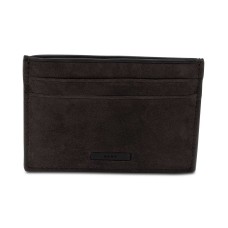 Dkny Men’s Suede Card Case (Gray, One Size)