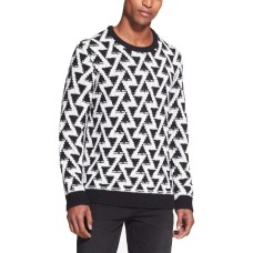 DKNY Men’s Triangle Stitch Sweater