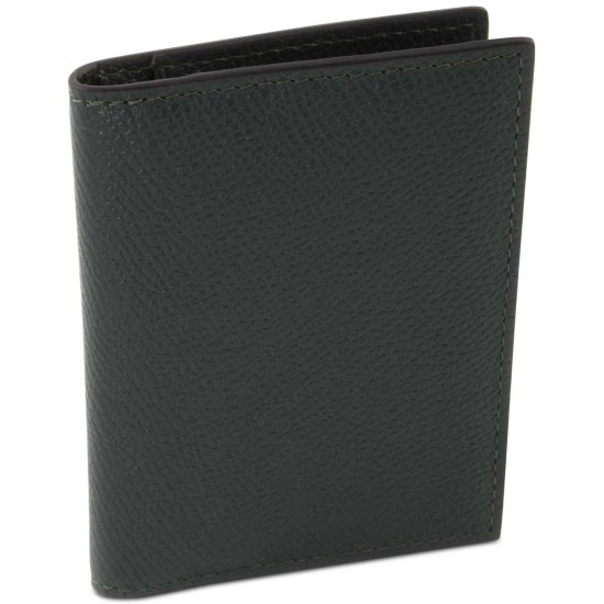  Men’s Vertical Leather Wallet (Green)