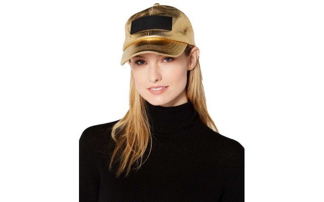  Metallic Twill Baseball Cap (Gold)