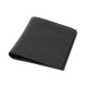  Pebble Leather Zip-Pocket Passcase Wallet, Black