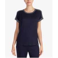 DKNY Women’s Contrast-Trim Pajama Tops
