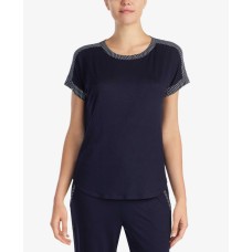 DKNY Women’s Contrast-Trim Pajama Tops
