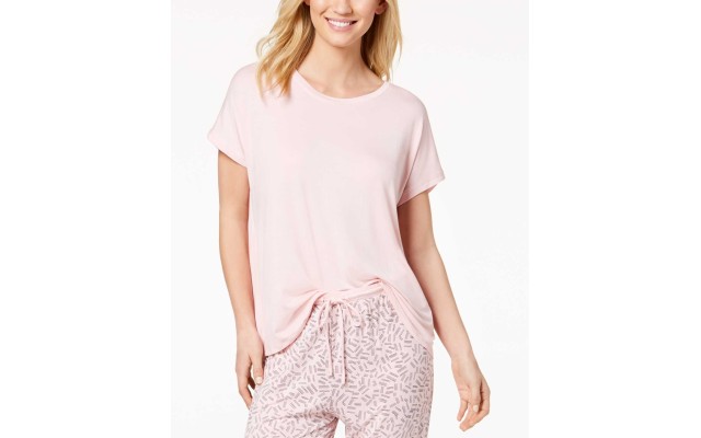  Women's Cross-Back Short Sleeve Pajama Tops