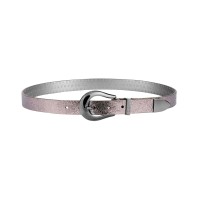 DKNY Women’s Metallic Tipped Belt