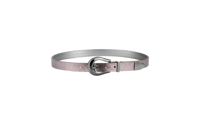  Women’s Metallic Tipped Belt